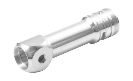 সিলভার উচ্চ নির্ভুলতা CNC মেশিনিং অংশ Anodizing CNC বাঁক মিলিং অংশ
