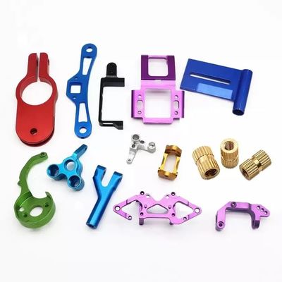 স্থিতিশীল CNC বাঁক অংশ উপাদান রঙিন Anodized কাস্টমাইজড