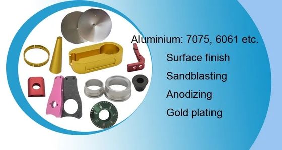 Anodized CNC মিলিং মেশিনিং অংশ লেদ কাস্টম অ্যালুমিনিয়াম CNC বাঁক অংশ