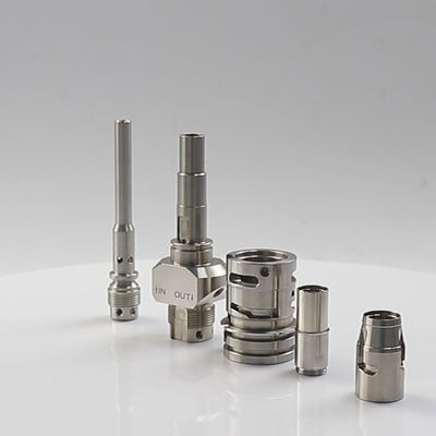 সিলভার উচ্চ নির্ভুলতা CNC মেশিনিং অংশ Anodizing CNC বাঁক মিলিং অংশ