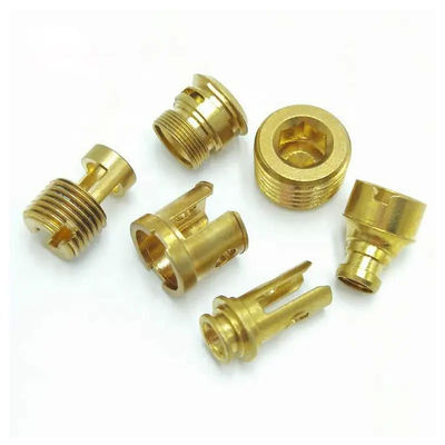 Anodized ব্রাস CNC যন্ত্রাংশ কঠোরতা লেদ বাঁক অংশ