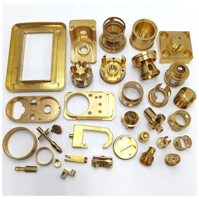 Anodized ব্রাস CNC যন্ত্রাংশ কঠোরতা লেদ বাঁক অংশ