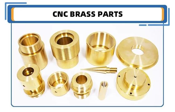 Anodized ব্রাস CNC যন্ত্রাংশ কঠোরতা লেদ বাঁক অংশ