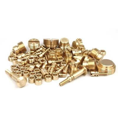Anodized ব্রাস CNC যন্ত্রাংশ কঠোরতা লেদ বাঁক অংশ